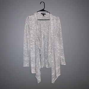Grey cardigan sweater